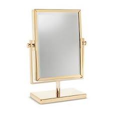 West Emory Two Sided Gold Vanity Mirror Gold Vanity Mirror Gold Bathroom Accessories Modern Bathroom Accessories