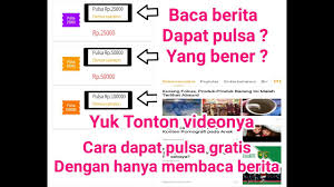 Cara mendapatkan pulsa gratis indosat melalui. Baca Berita Dapat Pulsa Cara Dapat Pulsa Gratis Hanya Membaca Berita Gratisan Clup Youtube