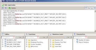 Dense Ranking In Sap Business Objects Web Intelligence Sap Blogs