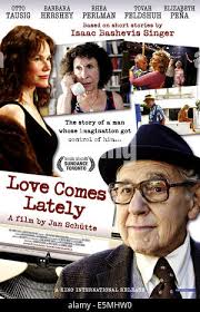 LOVE COMES LATELY, Otto Tausig (bottom, top and middle in hawaiian shirt),  Barbara Hershey (left), Rhea Perlman (top, center Stock Photo