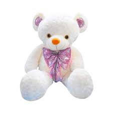 Disponemos de los mejores ositos de peluche con variedad de tamaños y colores. Peluche De Oso Gigante Blanco Importadora La Merced Tela Suave Hipoalergenica Bodega Aurrera En Linea