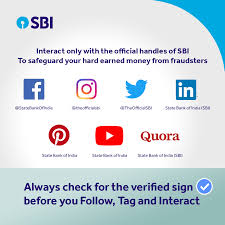 Do Not Invest Your Time And Money Interacting With Fake Accounts On Social Media Follow Tag And Interact With Only The V Bank Of India Investing Social Media