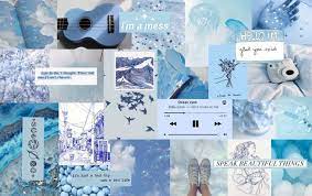 This Item Is Unavailable Etsy Aesthetic Desktop Wallpaper Blue Aesthetic Tumblr Computer Wallpaper Desktop Wallpapers