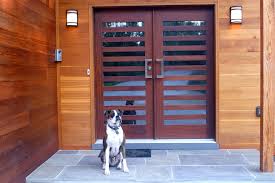 White contemporary house exterior vertical. Amazing Bridgeport Double Front Doors Modern Entry Contemporary Entryway Door Mahogany