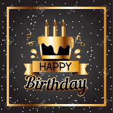 Te contamos como usarlo con estilo y elegancia. Pastel Feliz Cumpleanos Marco Cuadrado Dorado Sobre Fondo Negro Vector Imagen Ilustraciones Vectoriales Clip Art Vectorizado Libre De Derechos Image 98521497