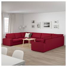 Furniture Home Furnishings Find Your Inspiration Red Sectional Living Room Red Sofa Living Room Kivik Sofa