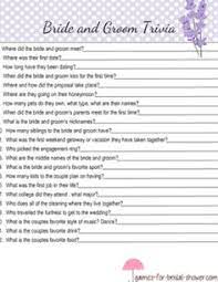 Read on for some hilarious trivia questions that will make your brain and your funny bone work overtime. 180 Bridal Shower Questions Ideas Bridal Shower Questions Bridal Shower Bridal Shower Games