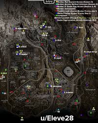 Our guide breaks down all the bunkers, locations and everywhere in verdansk, the map of cod: Warzone Map With All Community Know Locations Of Easter Eggs Intel Interactable Objects V2 Season 4 Codwarzone