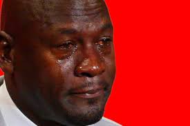Michael jordan's emotional speech at his hall of fame enshrinement in 2009 led to the nba legend openly shedding tears in public. The Crying Jordan Meme Makes It Onto Jeopardy Sadly Isn T Going Anywhere This Is The Loop Golf Digest