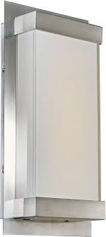 You can certainly find barn lights and flush and semi flush mounted sconces that are. Abra 50014odw 316sts Atom Modern Stainless Steel Led Outdoor Wall Lamp Abr 50014odw 316sts