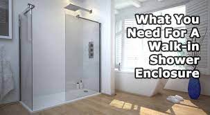 Should any water seep under the grid, it will of course go directly into the trap. What Do I Need For A Walk In Shower Enclosure