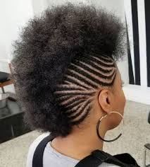 The faded or shaved portion of the mohawk hairstyles is braided here. 63 Superb Mohawk Hairstyles For Black Women New Natural Hairstyles