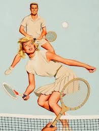 Unknown Artist Vintage Tennis Tennis Posters Tennis