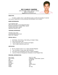 Hotel Management Resume Format