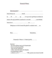 Cerere pentru eliberarea autorizaţiei privind plasarea reclamei. Cauti Model De Cerere Catre Primarie