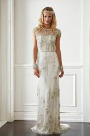 In Love With That Modern 1920 S Style Vintage Wedding Dress 1920s Art Deco Wedding Dress Deco Wedding Dress