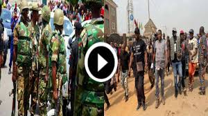 Sunday igboho tok afta armed men attack im house for ibadan, oyo state dis . Breaking Army Stops Sunday Igboho From Entering Igangan Forest Oyo State Video Centapost