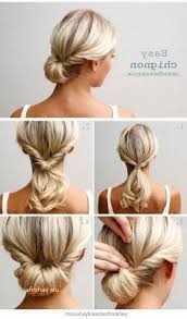 These are also appropriate work hairstyles that can transform seamlessly into casual night looks. Awesome Most Popular Easy Work Hairstyles For Long Hair Hair Styles Chignon Hair Updo Hairstyles Tutorials