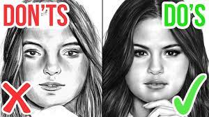 Sketch the outline of the eye with a soft pencil. Do S Don Ts How To Draw A Face Realistic Drawing Tutorial Step By Step Youtube
