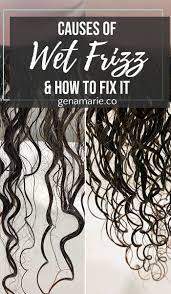 Instead of using a heat tool that can stress out your hair, keep things harmless with wavy hair products and the beauty of time. Causes Of Wet Frizz Webbing How To Fix It Gena Marie