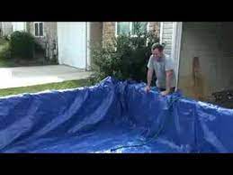 Decorate with bamboo canes, fill with water! Homemade Pool Youtube