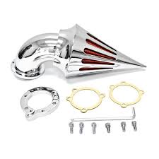 Do you own any air filter cleaner? Krator Spike Air Cleaner Kit Compatible With Harley Davidson Cv S S Carburetors Sportster Models And Motorcycle Custom Application Cruiser Chrome Billet Aluminum Cone Intake Filter Motorcycle Walmart Com Walmart Com