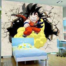 3d Dragon Ball Photo Wallpaper Japanese Anime Wallpaper Custom Wall Mural Boy Bedroom Kid Room Decor Living Room Home Kid Room Decor Kids Room Wallpaper Anime