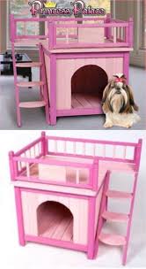 Each panel is made with two to four inches of insulation to help your pup keep warm or cool when it counts. The Princess Palace By Ware Manufacturing Is An Adorable Pet Palace For Your Pet It Has A Double Decker Design That Provides Dog House Cute Dog Toys Dog Crate