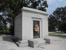 Ty Cobb Gravesite Rose Hill Cemetery Old Elbert Road Royston Georgia Rose Hill Cemetery Ty Cobb Blue Ridge