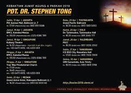 Kebaktian Jumat Agung Paskah 2019 Pdt Dr Stephen Tong Gereja Reformed Injili Indonesia Bsd
