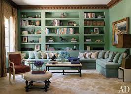 Paint each shelf, top first then the underside and work your way down the wall. Bookshelf Paint Ideas And Inspiration Architectural Digest