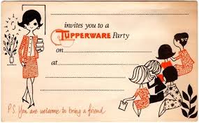 Vintage Tupperware Party Invitation Tupperware Tupperware Consultant Vintage Tupperware