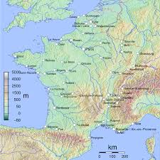 La densidad de la población alcanza 183 habitantes por kilómetro cuadrado. Mapa De Francia Viajar A Francia