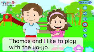 Simple English Conversation Dialogues For Kids Children With Subtitle English Conversation For Kids Kids English Learning English For Kids