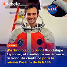 Debate Guasave - ¡A un paso de la Luna! ????‍???????? Guadalupe Espinoza es un  mexicano oriundo de Guamúchil, #Sinaloa y es ahora uno de los candidatos a  astronauta científico para emprender el