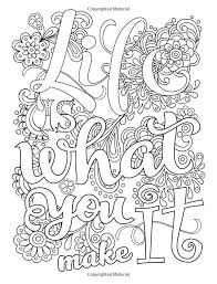 Did you know that coloring can be therapeutic—that it is a form of stress relief? Pin On Quote Coloring Pages For Adults
