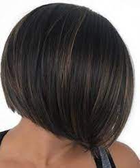 Short Dark Brown Bob With Highlights Shortfinehair Short Dark Brown Hair Brown Hair Colors Dark Brown Hair