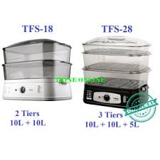 In three separate steaming panels you can individually and simultaneously steam different dishes within 40 minutes. Nakada 39 Liter Jumbo Food Steamer Ns628 Shopee Malaysia