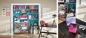 These fun, colorful craft rooms are as inspring as they are functional. Craft Room Customclosetmaid