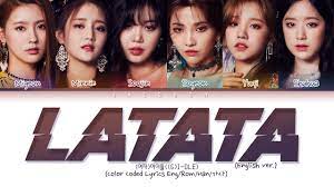 Latata (english ver.) is going to capture the hearts of global fans by adding an english lyrics to familiar and exciting melodies that you can recognize as soon as you hear it. Latata English Version G I Dle Shazam