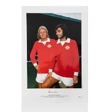 My oh my, how time flies. Denis Law Signed Photo With George Best Autograph