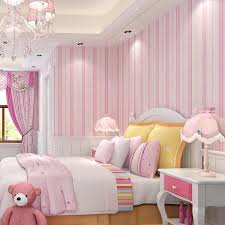 Children bedroom wallpaper design 3d mural hot air balloon castle. 50 Girl Bedroom Wallpaper Ideas Colors Prints And Designs For Every Age