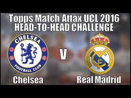Share or comment on this article: Chelsea V Real Madrid Topps Match Attax Uefa Champions League 2015 16 Head To Head Challenge Youtube