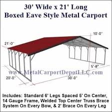 In tucson, phoenix, and beyond, you can count on us! 30 X21 Boxed Eave Style Metal Carport 2 655 00 Free Installation