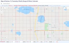 Create A Link To A Map Of Any Section Township And Range Including Your Current Location In 2020 Map Create A Map Custom Map