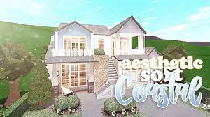 $40k exterior | without pool $115k (not includes car)ʚ┊ ｡ﾟ💞꒱gamepasses :: Aesthetic Bloxburg House 2 Story Exterior Novocom Top