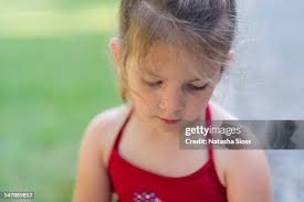 Girl Concentrating High-Res Stock Photo