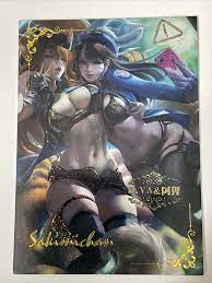D.va And Ahri No. 048 ACG SAC Goddess Story Anime Doujin Waifu CCG Card |  eBay
