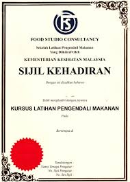 Zainudin kadir 012 492 4925 recognized by ministry of health malaysia tahukan anda? Sekolah Latihan Pengendalian Makanan Kronis B