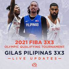 The tournament format is as follows: Highlights Gilas Pilipinas At Fiba 3x3 Olympic Qualifying Tournament 2021